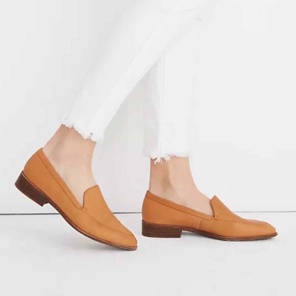 Madewell Tan Leather Loafers